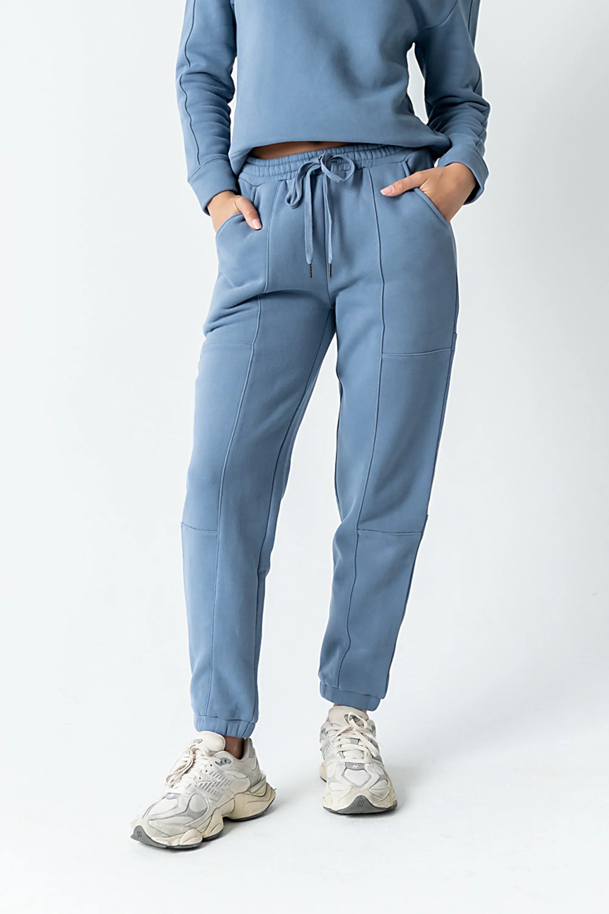 Patricia Barrel Sweatpants in Blue FINAL SALE