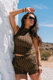 Willow Textured Top in Brown