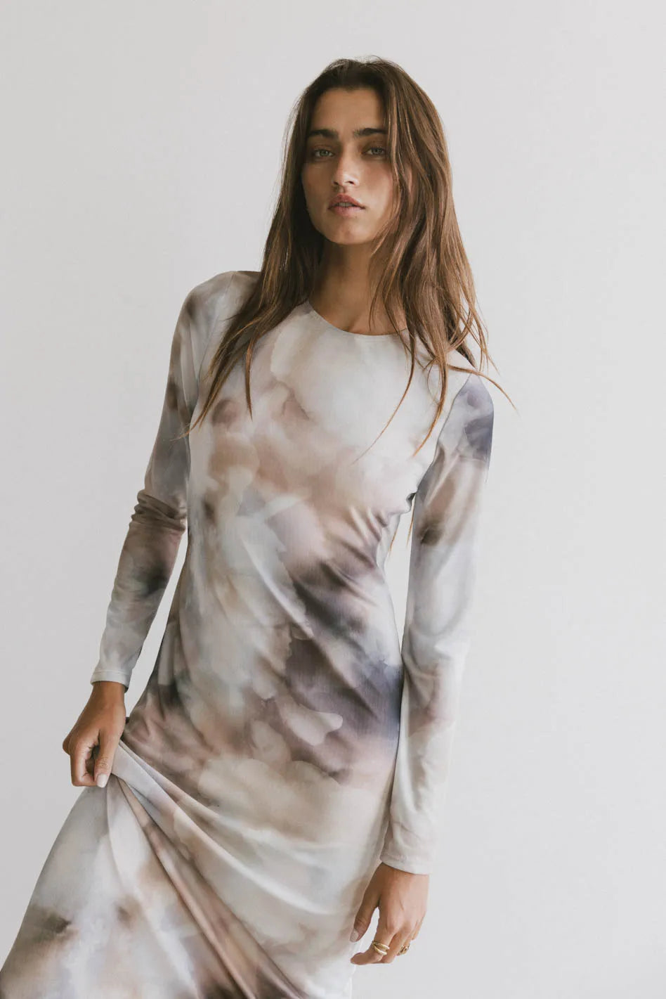 Jamie Watercolor Bodycon Dress FINAL SALE