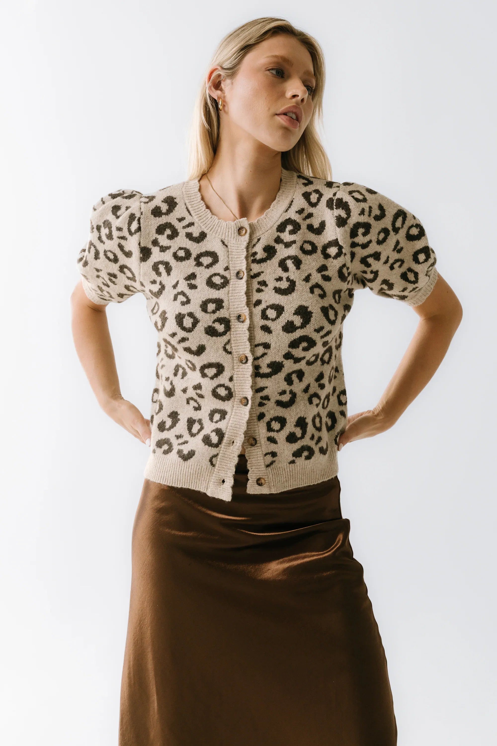 Ximena Leopard Sweater FINAL SALE