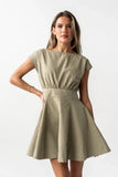 Kinzey Mini Dress in Olive
