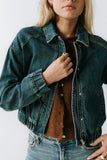 Rosette Denim Jacket