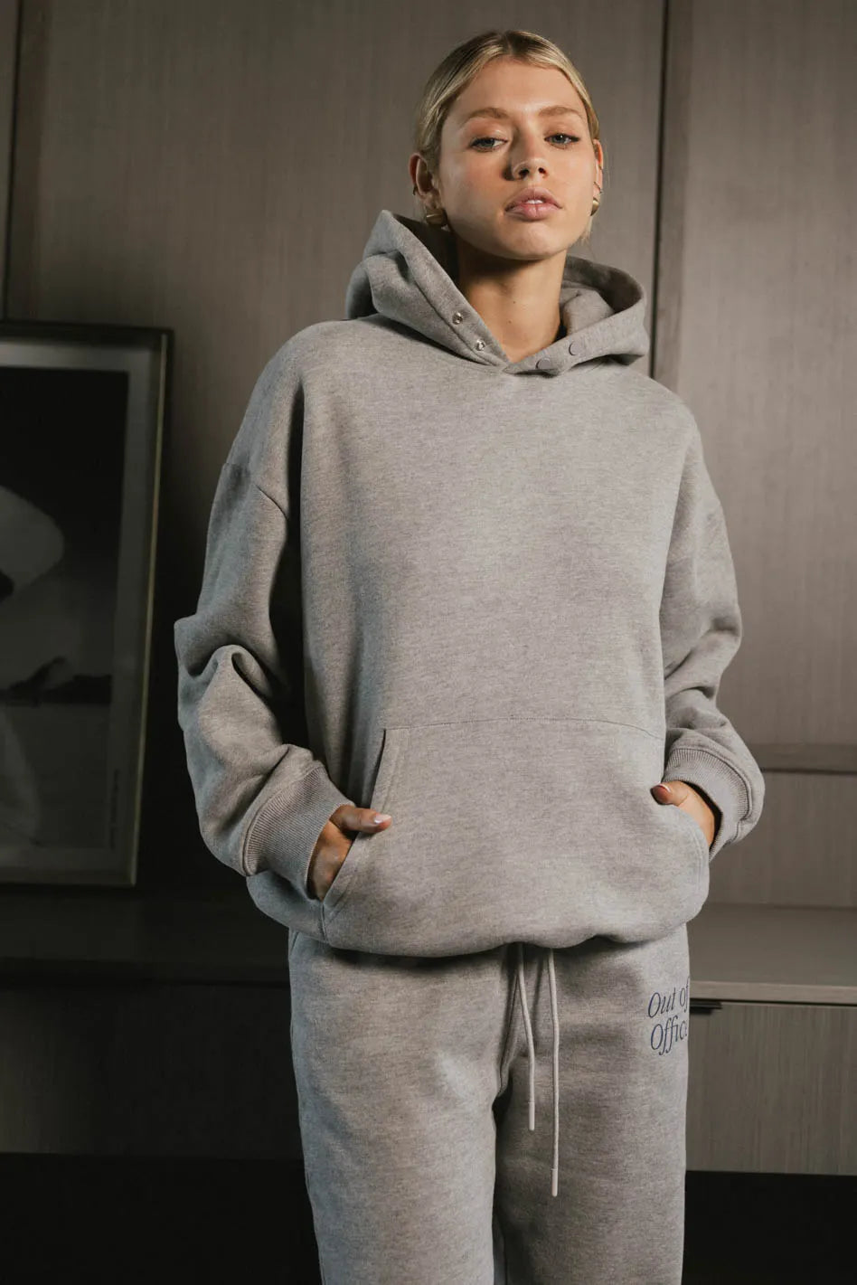 Out of Office Sweatshirt in Heather Grey FINAL SALE