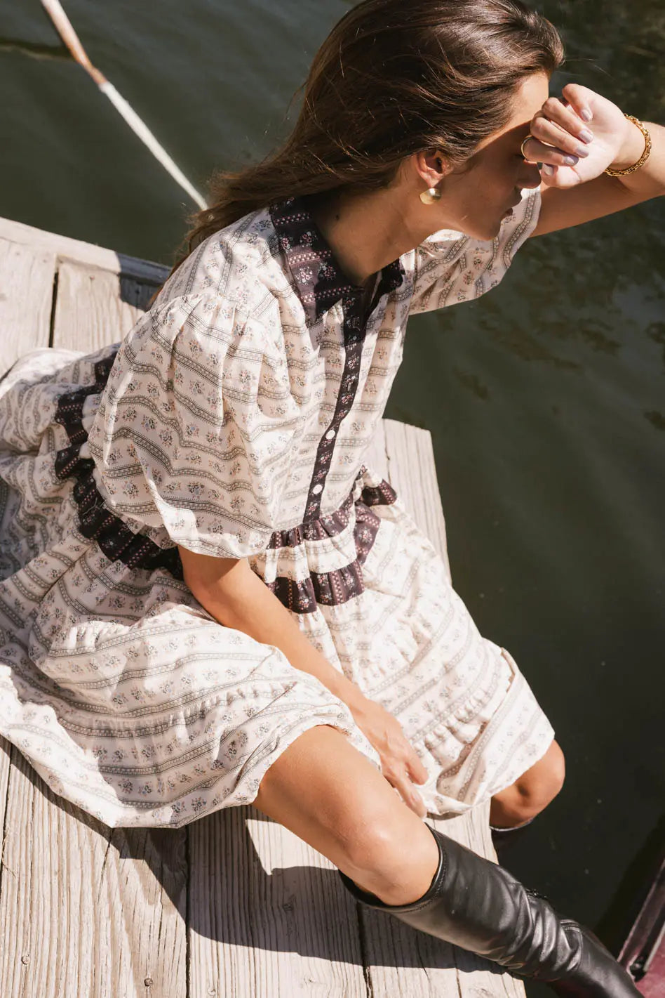 Constance Printed Mini Dress FINAL SALE