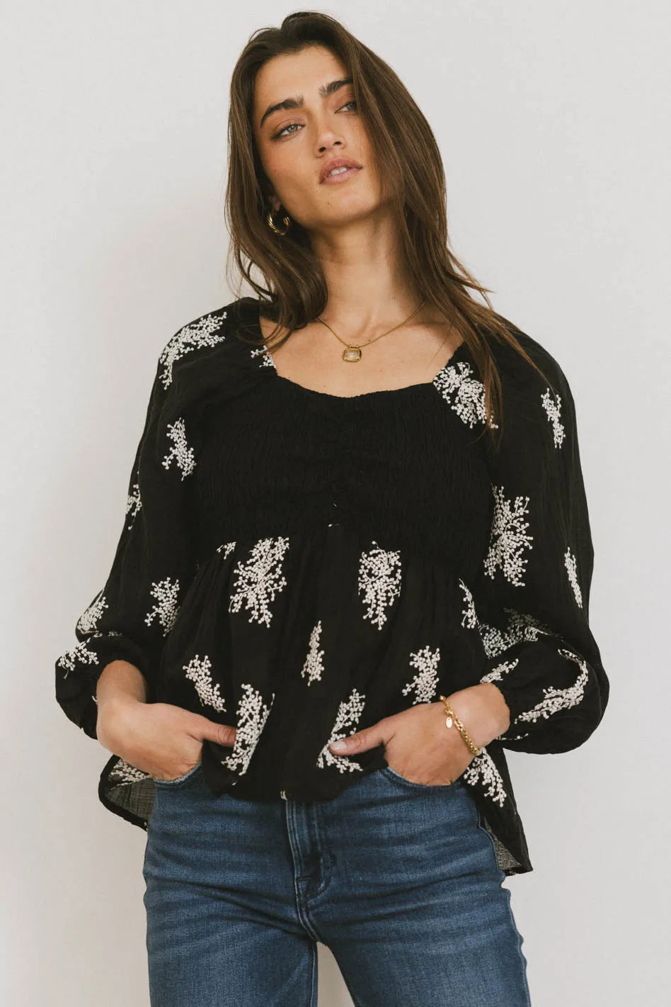 Sally Peplum Top FINAL SALE