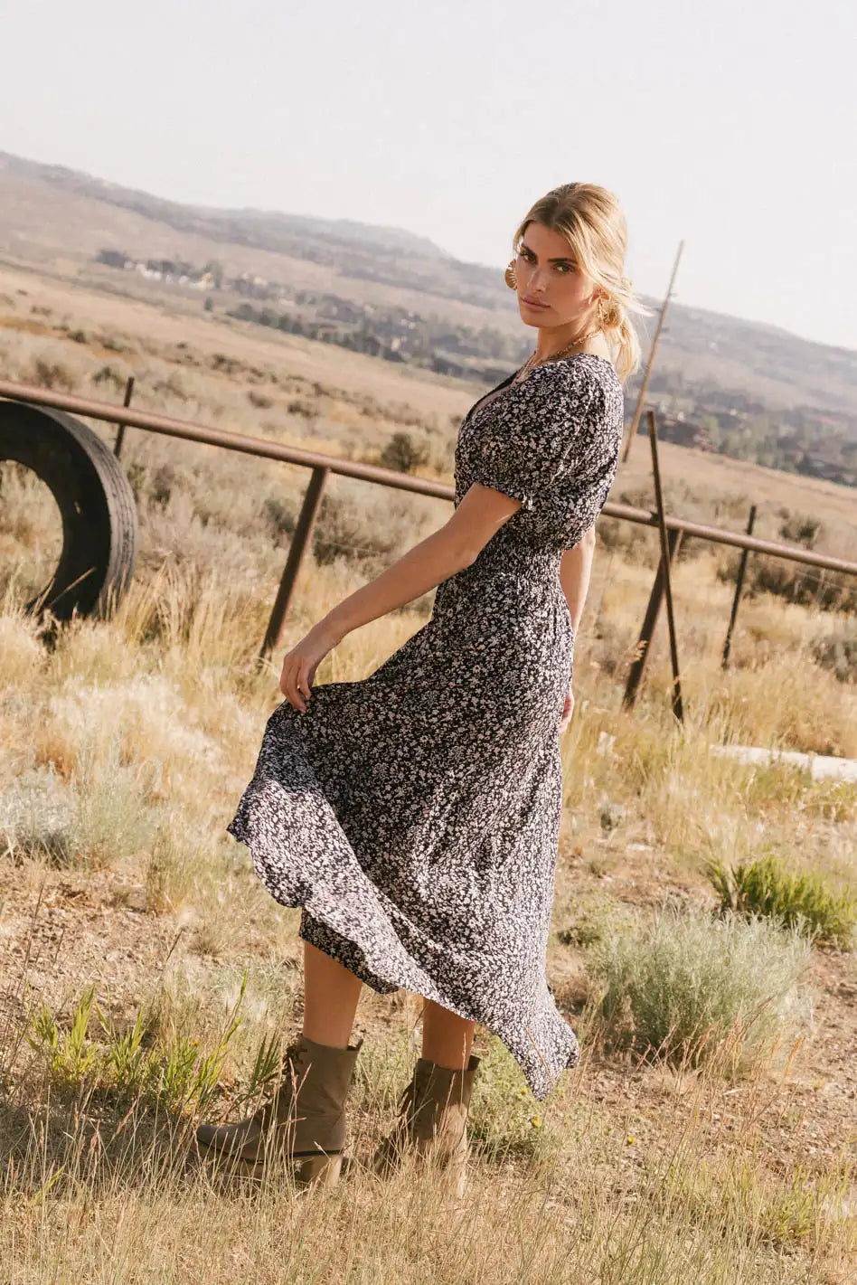 Margaret Floral Midi Dress FINAL SALE