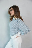 Ramona Ditsy Argyle Sweater
