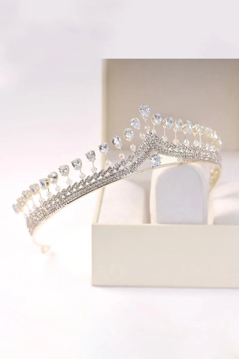 Silver Royal Queen Rhinestone Tiaras