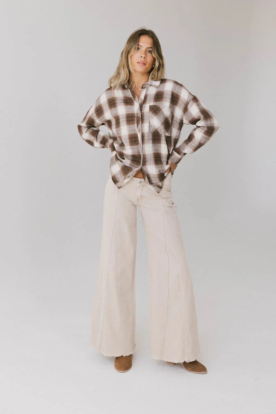 Tyson Plaid Flannel Button Up FINAL SALE