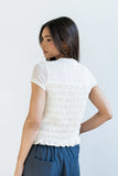 Marko Lace Top in Cream