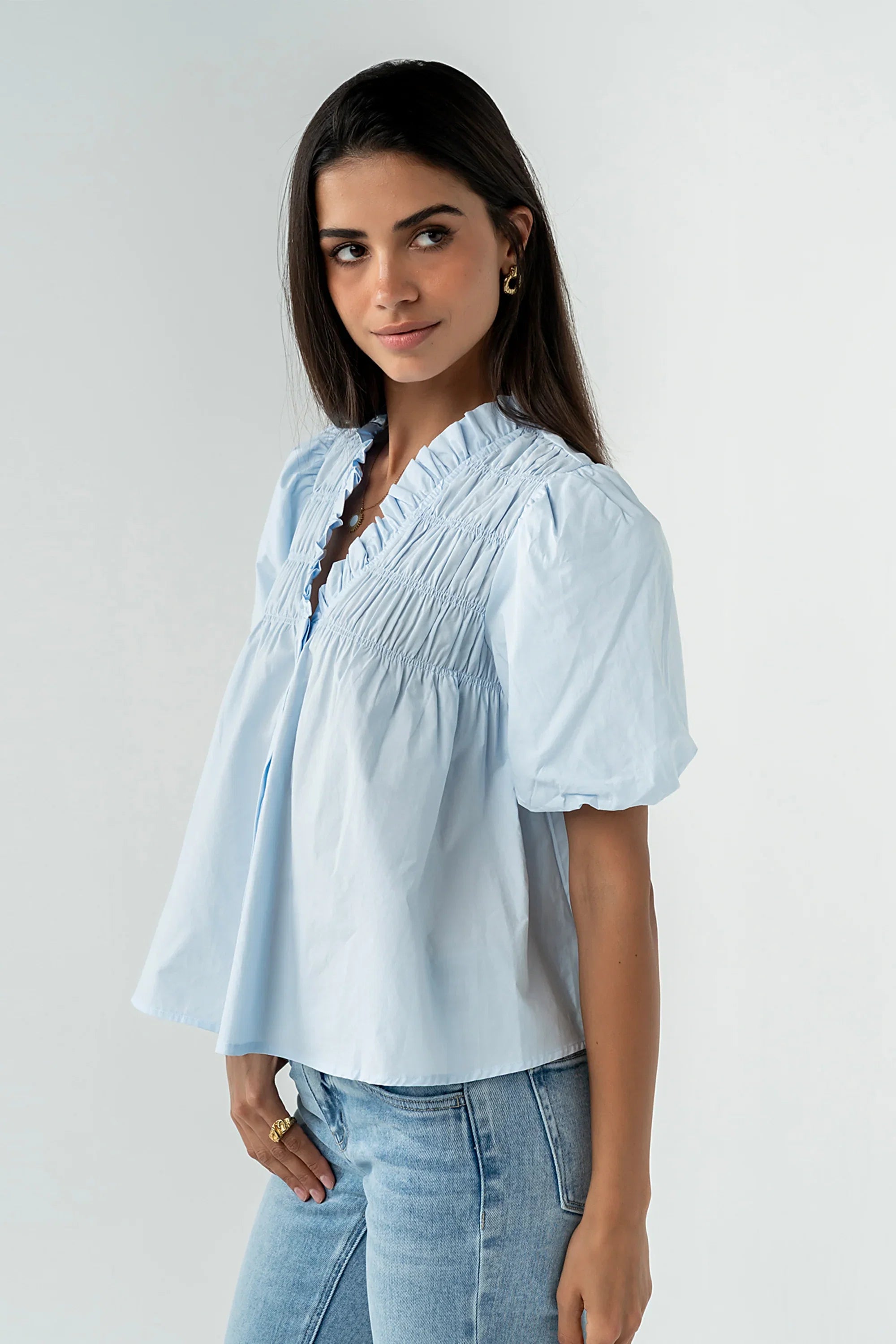 Nacie Smocked Top