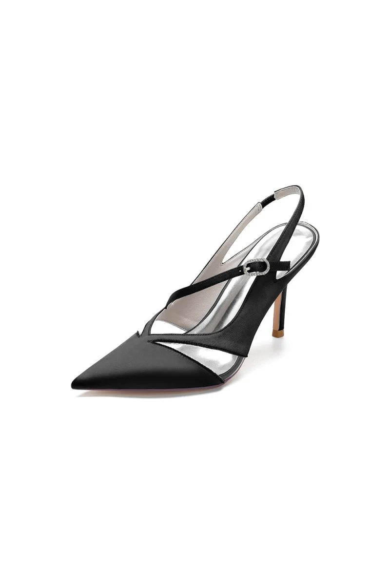Slingback Pointed Toe High Heels