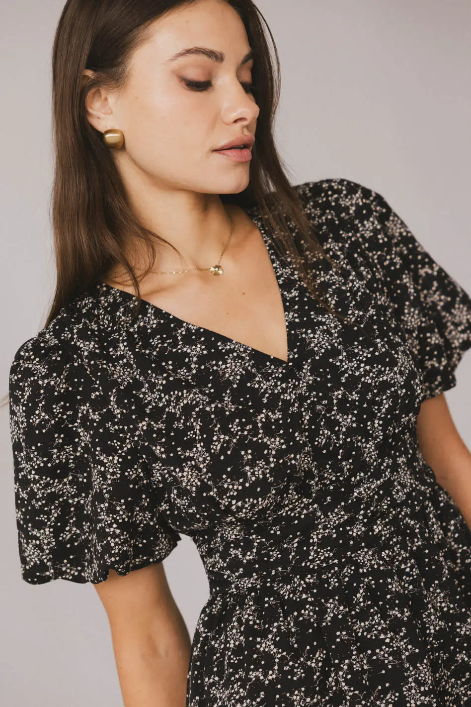 Elladine Floral Midi Dress FINAL SALE