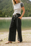 Nico Wide Leg Pants in Black FINAL SALE