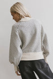 Nathalia Knit Sweater in Ivory FINAL SALE