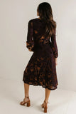 Jane Velvet Midi Dress FINAL SALE