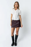 Mary Sheer Blouse in White