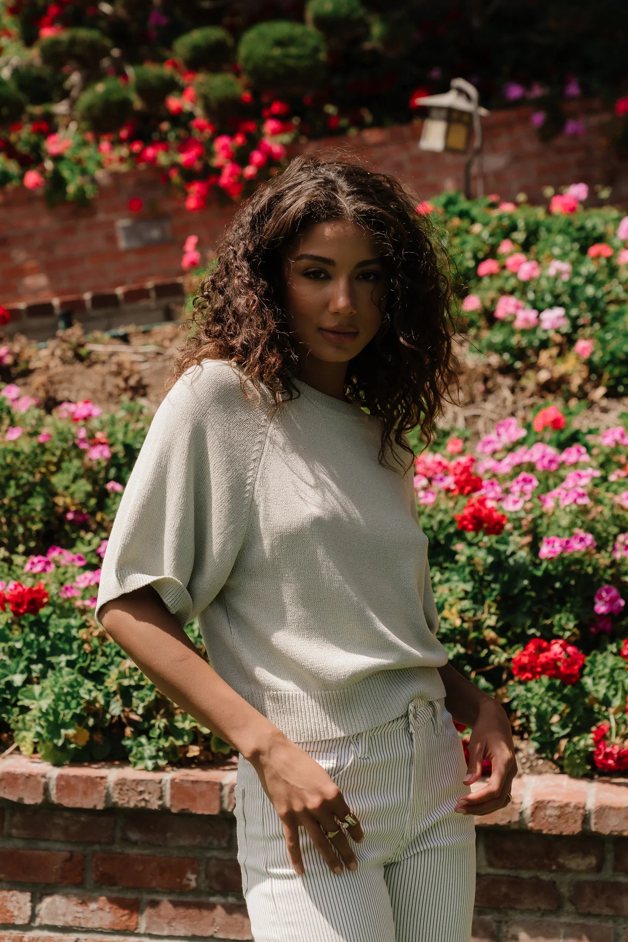 Camille Oversized Sweater in Mint