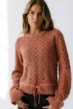Joseph Knit Sweater in Rose FINAL SALE
