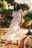 Kendry Floral Maxi Dress in Blue FINAL SALE