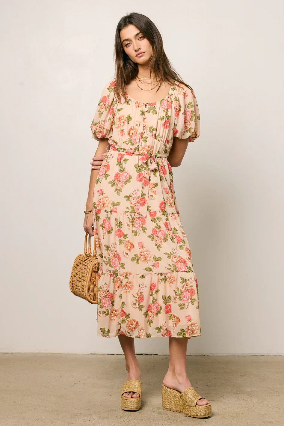 Patricia Floral Midi Dress FINAL SALE