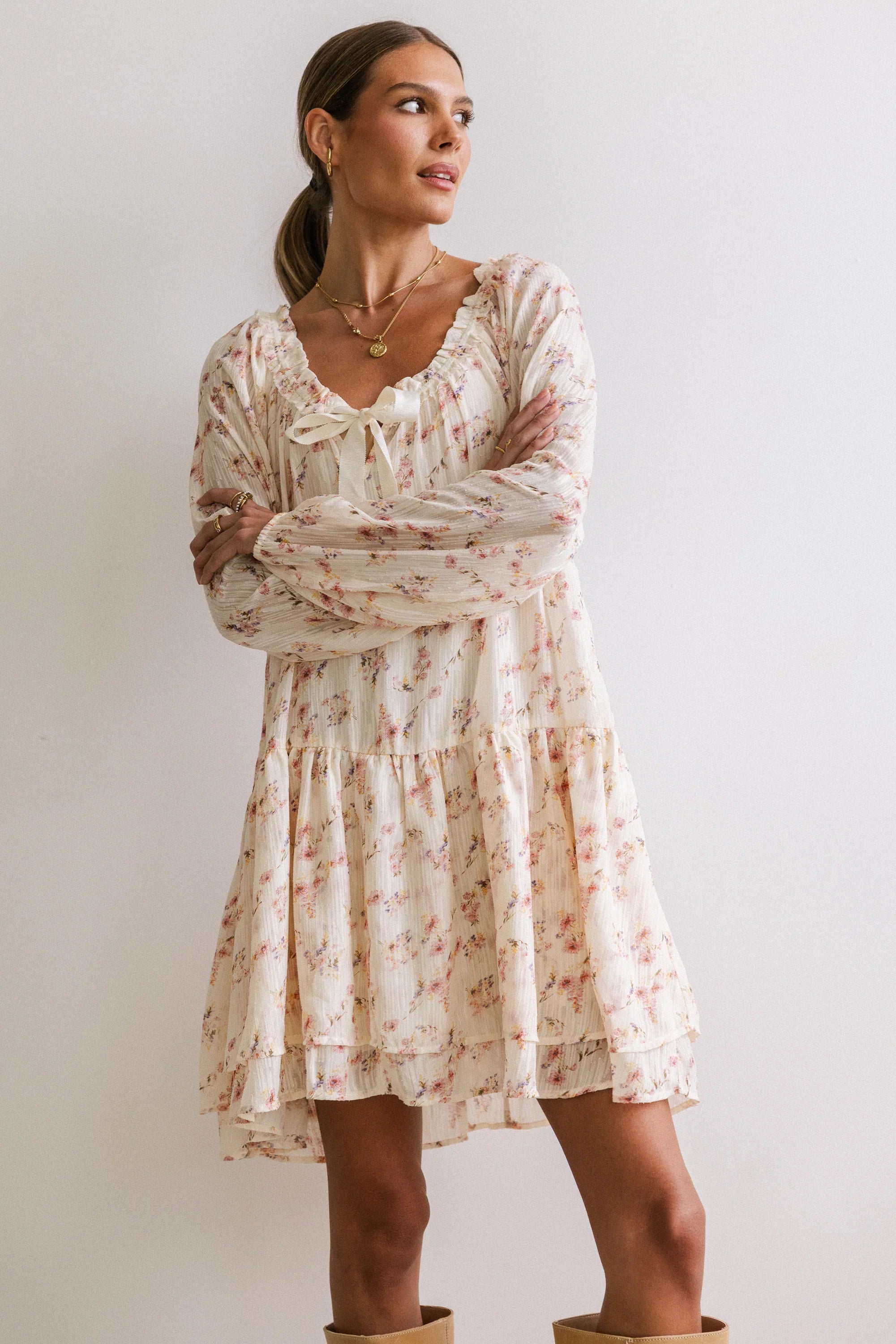 Tallie Floral Knee Length Dress FINAL SALE