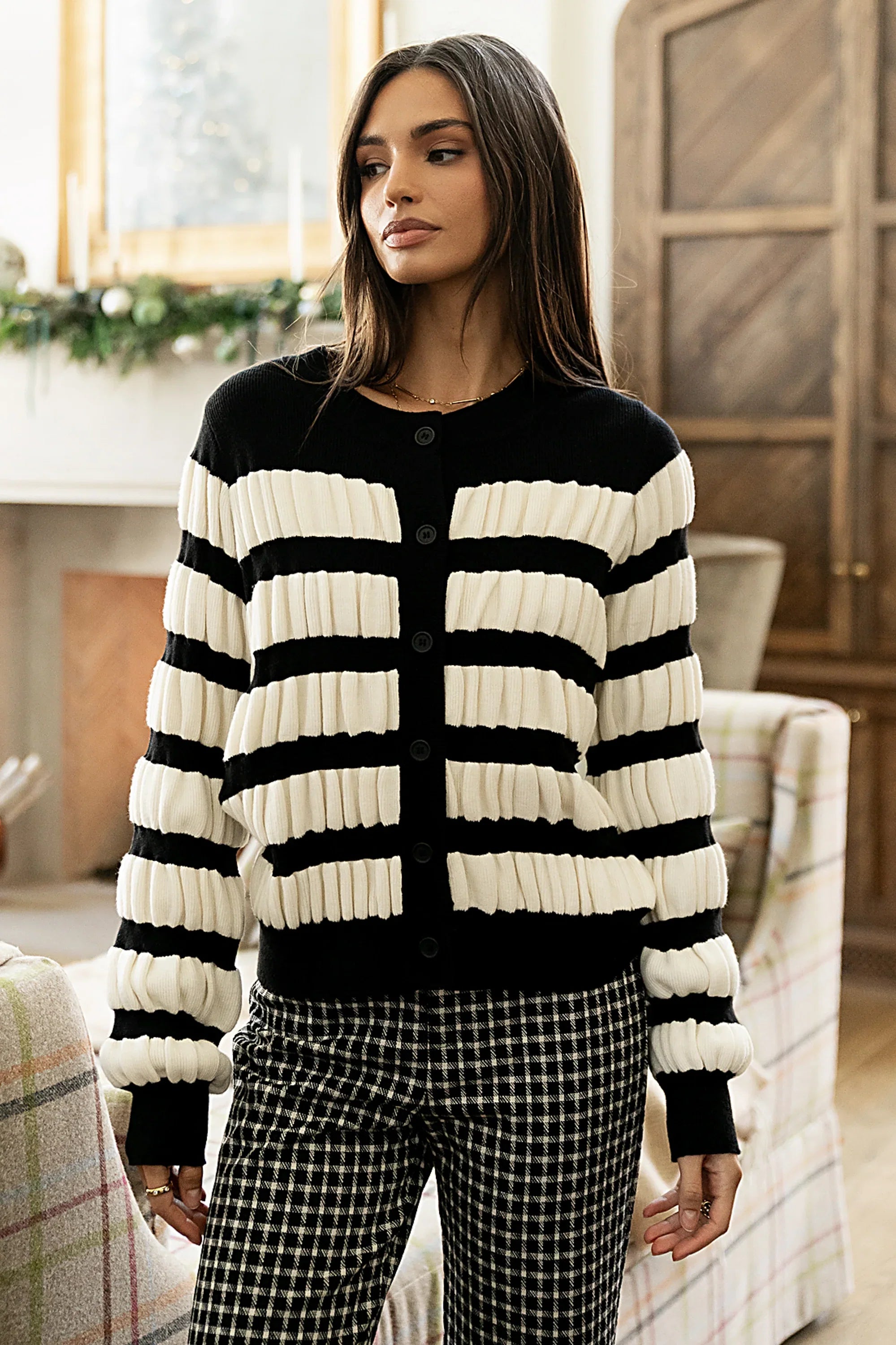Sariana Contrast Sweater FINAL SALE
