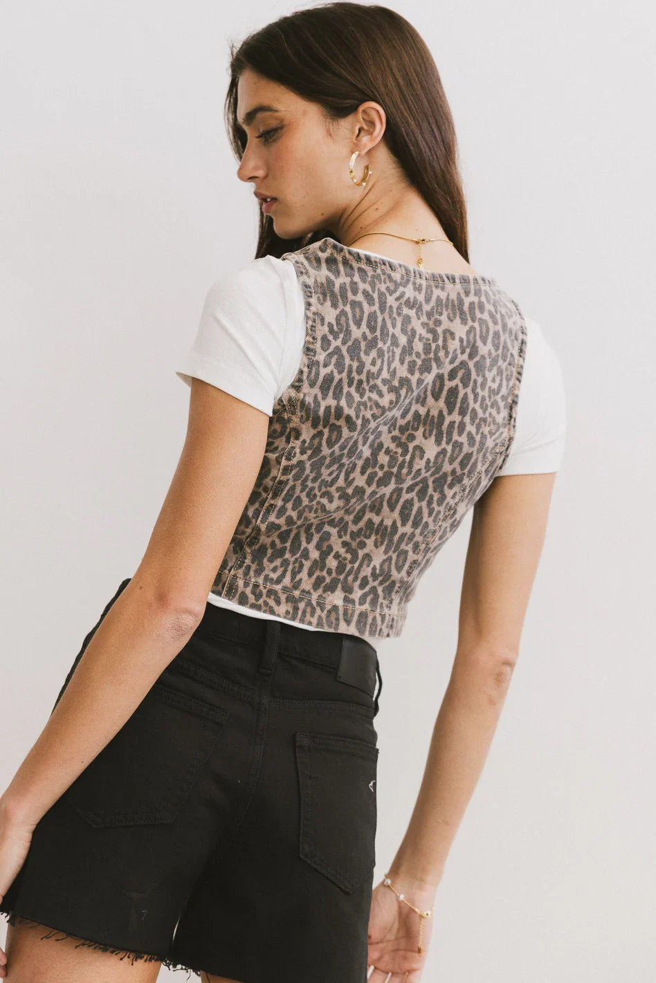 Holly Cheetah Vest FINAL SALE