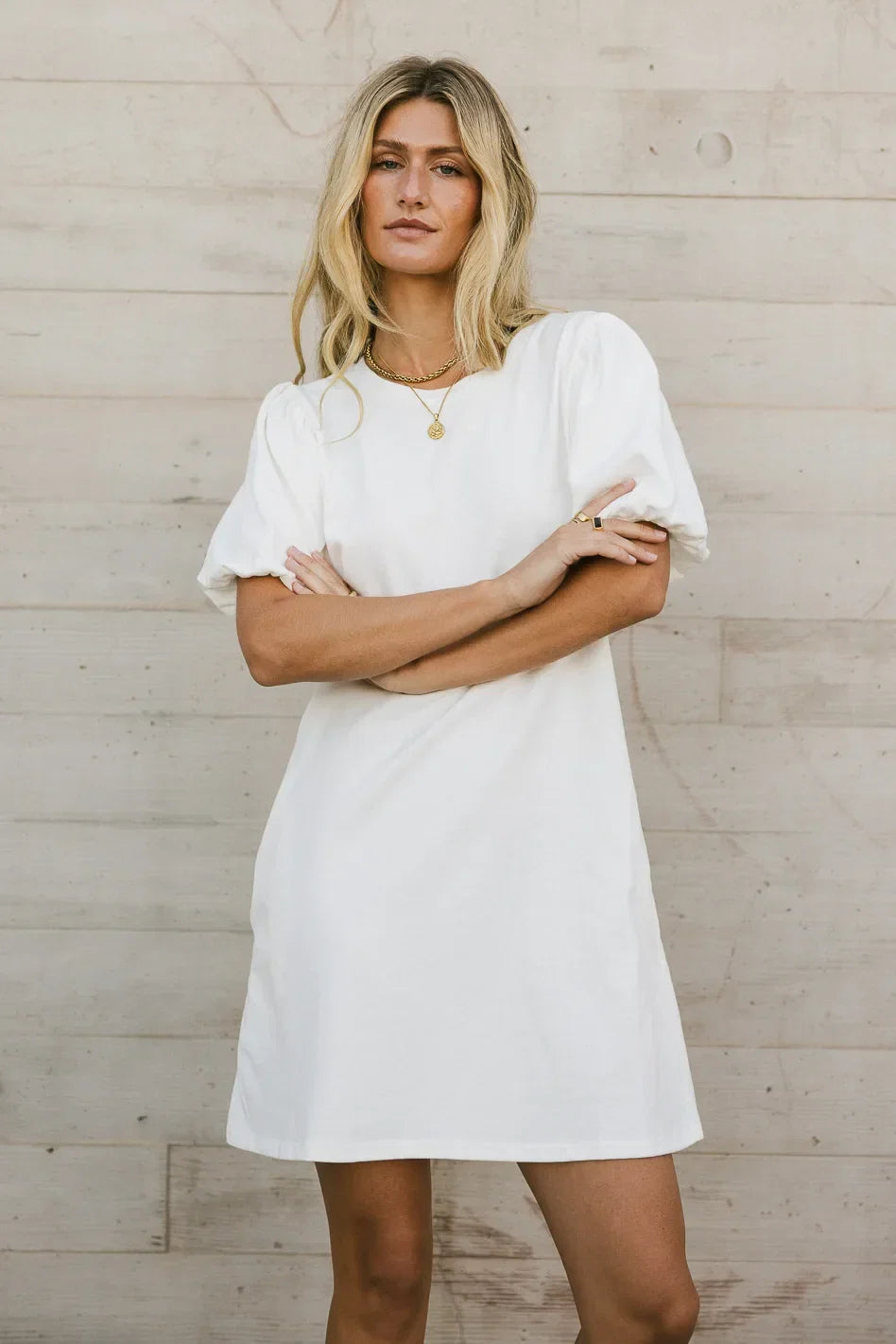Yara Puff Sleeve Mini Dress FINAL SALE