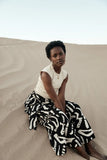 Noco Abstract Print Skirt FINAL SALE
