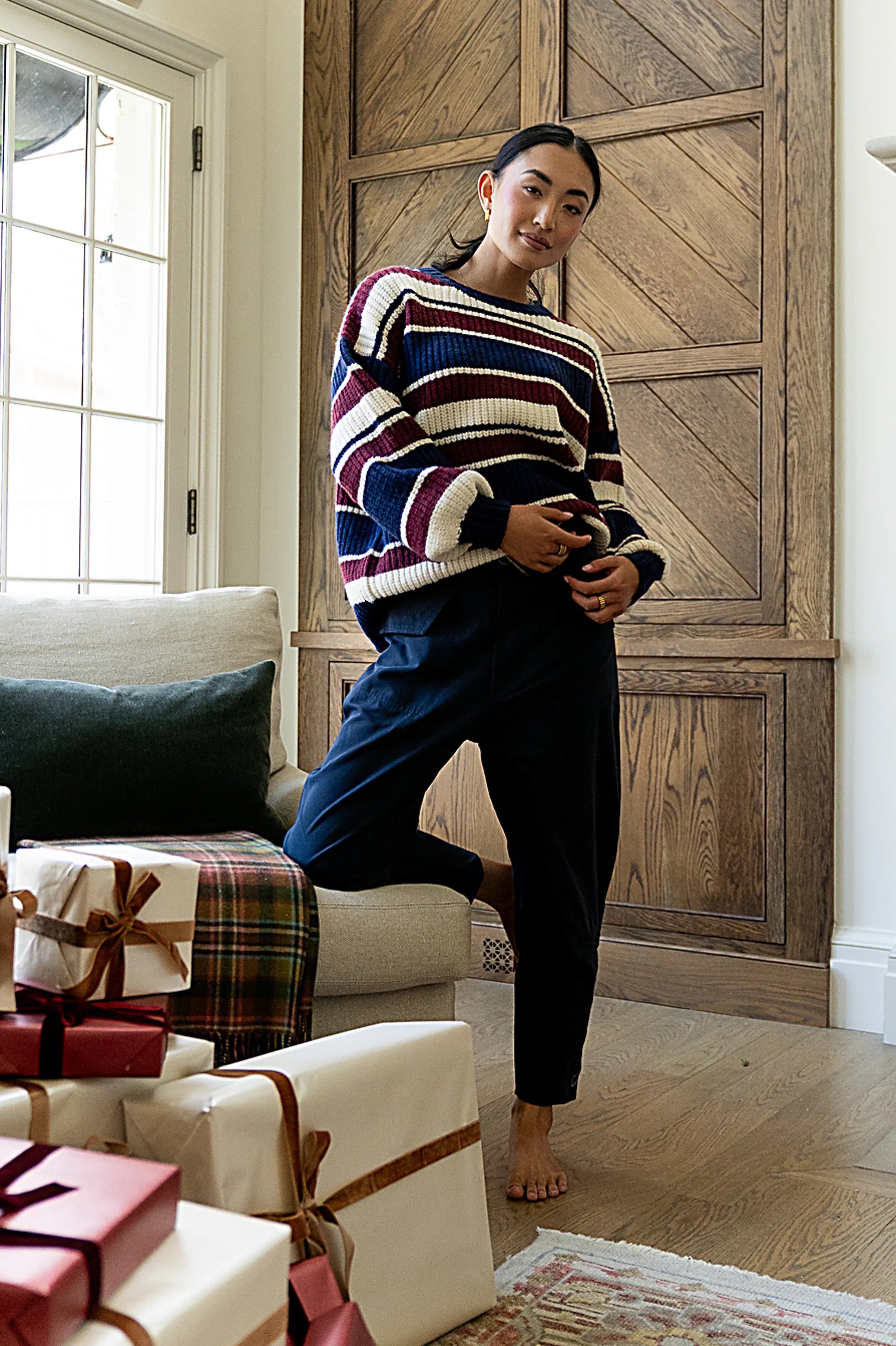 Lennie Cropped Barrel Pants