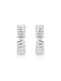 Medium Metal Moderna Hoops