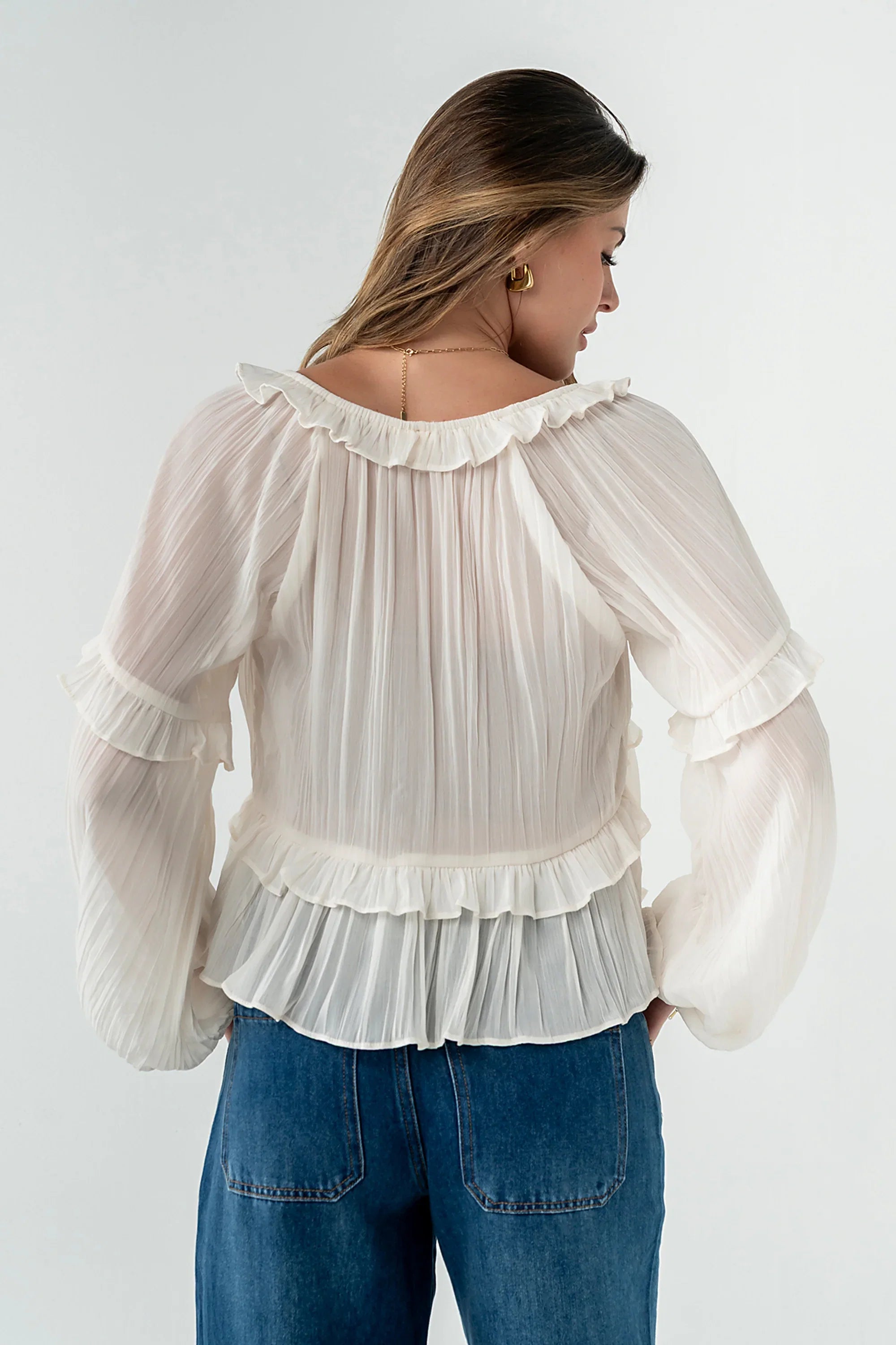 Mina Sheer Blouse