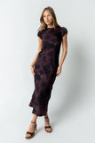 Ellianna Floral Maxi Dress in Purple