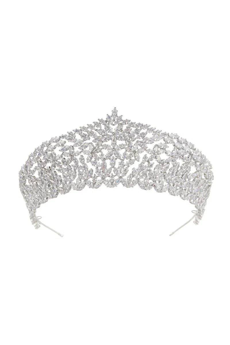 Vintage Zircon Wedding Crown
