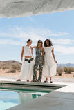 Nora Midi Dress in Ivory
