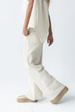 Belen Striped Wide Leg Pants in Taupe FINAL SALE