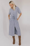 Marigold Denim Midi Dress FINAL SALE