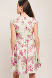 BLOSSOM BABE PINK MINI DRESS