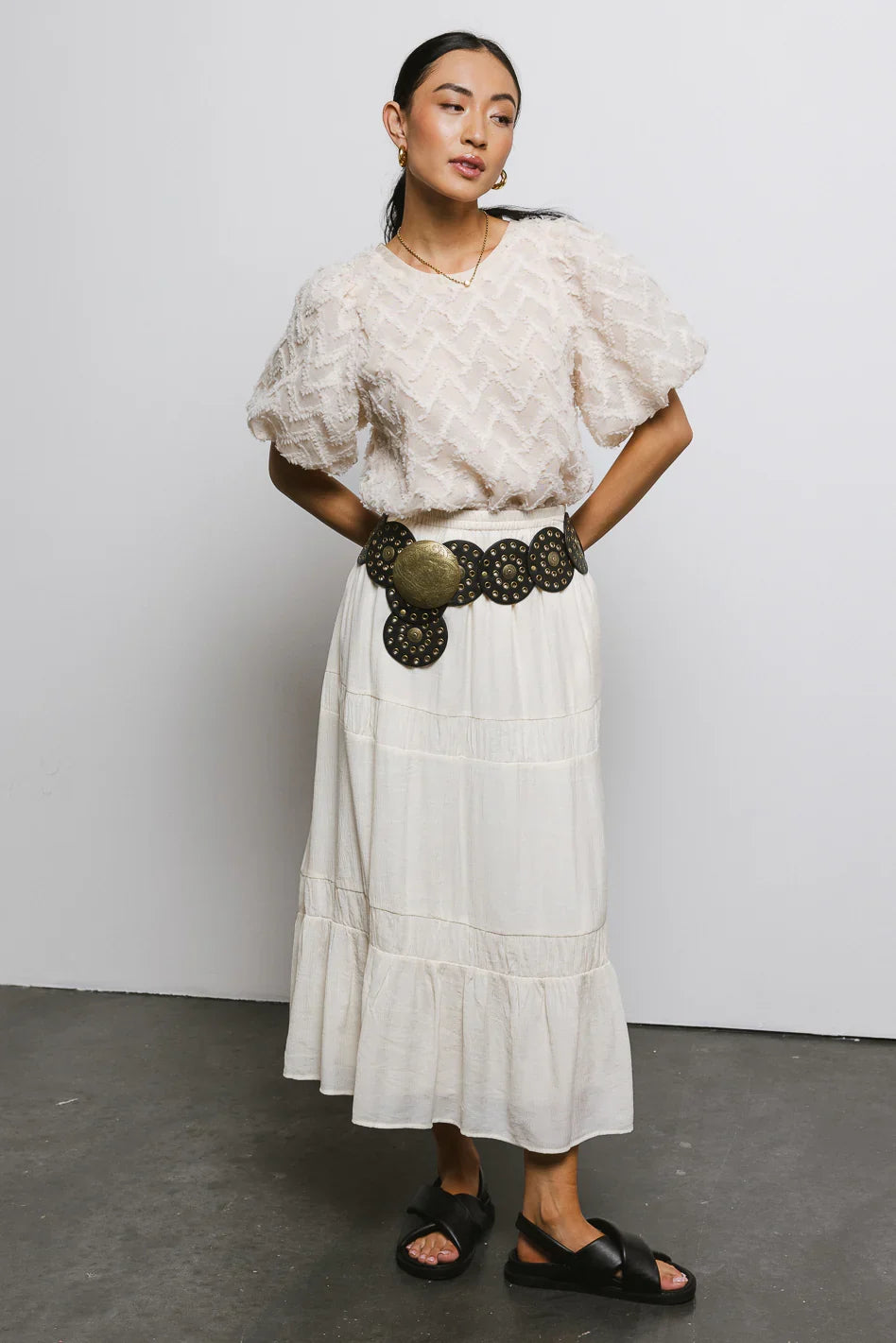 Juliet Textured Blouse FINAL SALE