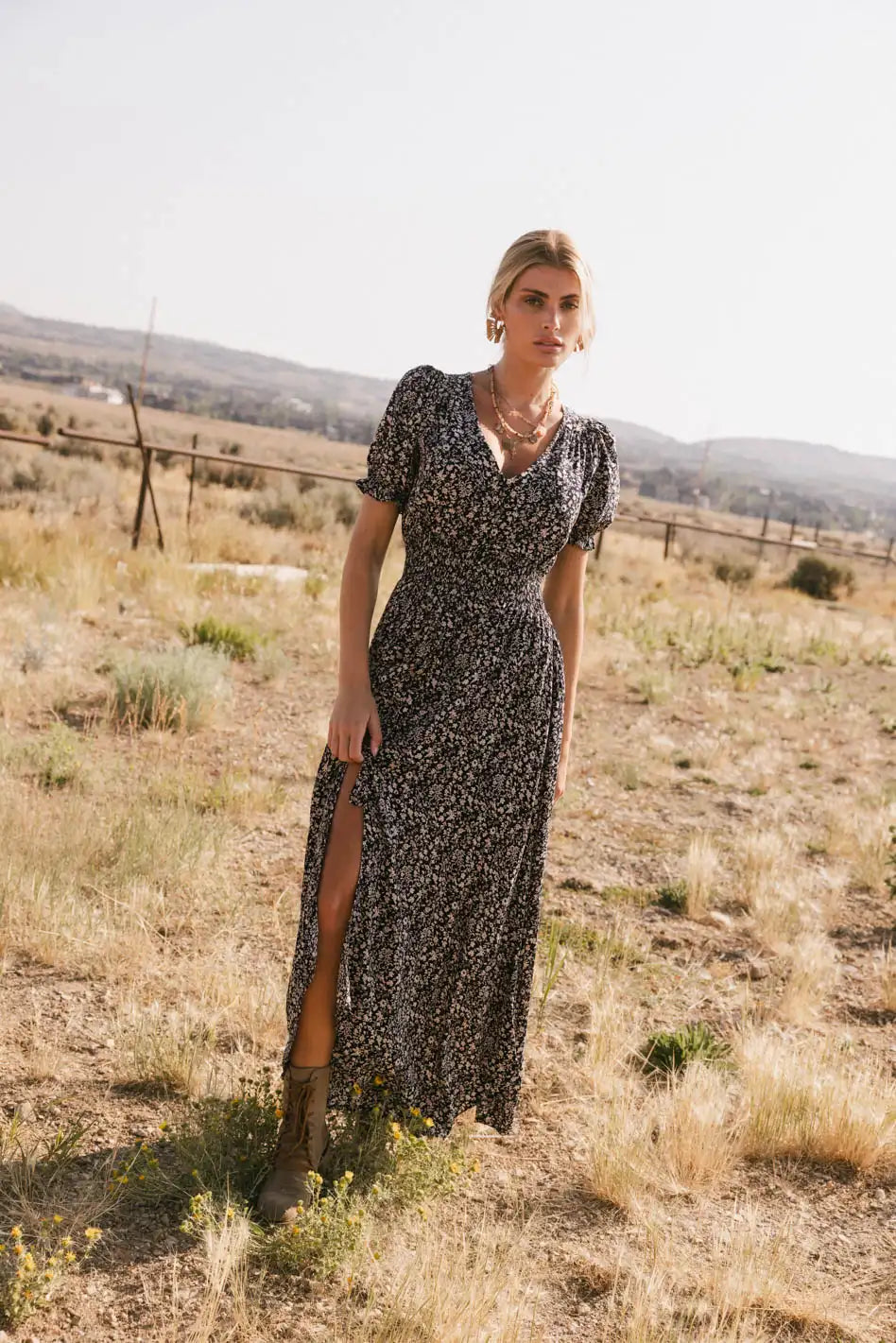 Margaret Floral Midi Dress FINAL SALE