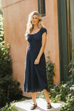 Kimber Plaid Midi Dress FINAL SALE