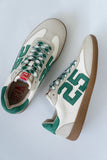 Kelly Retro Sneakers in Green White FINAL SALE