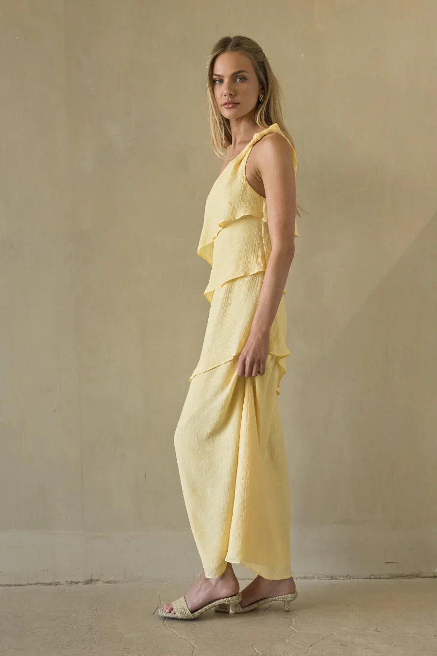 Freya Ruffle Tiered Maxi Dress