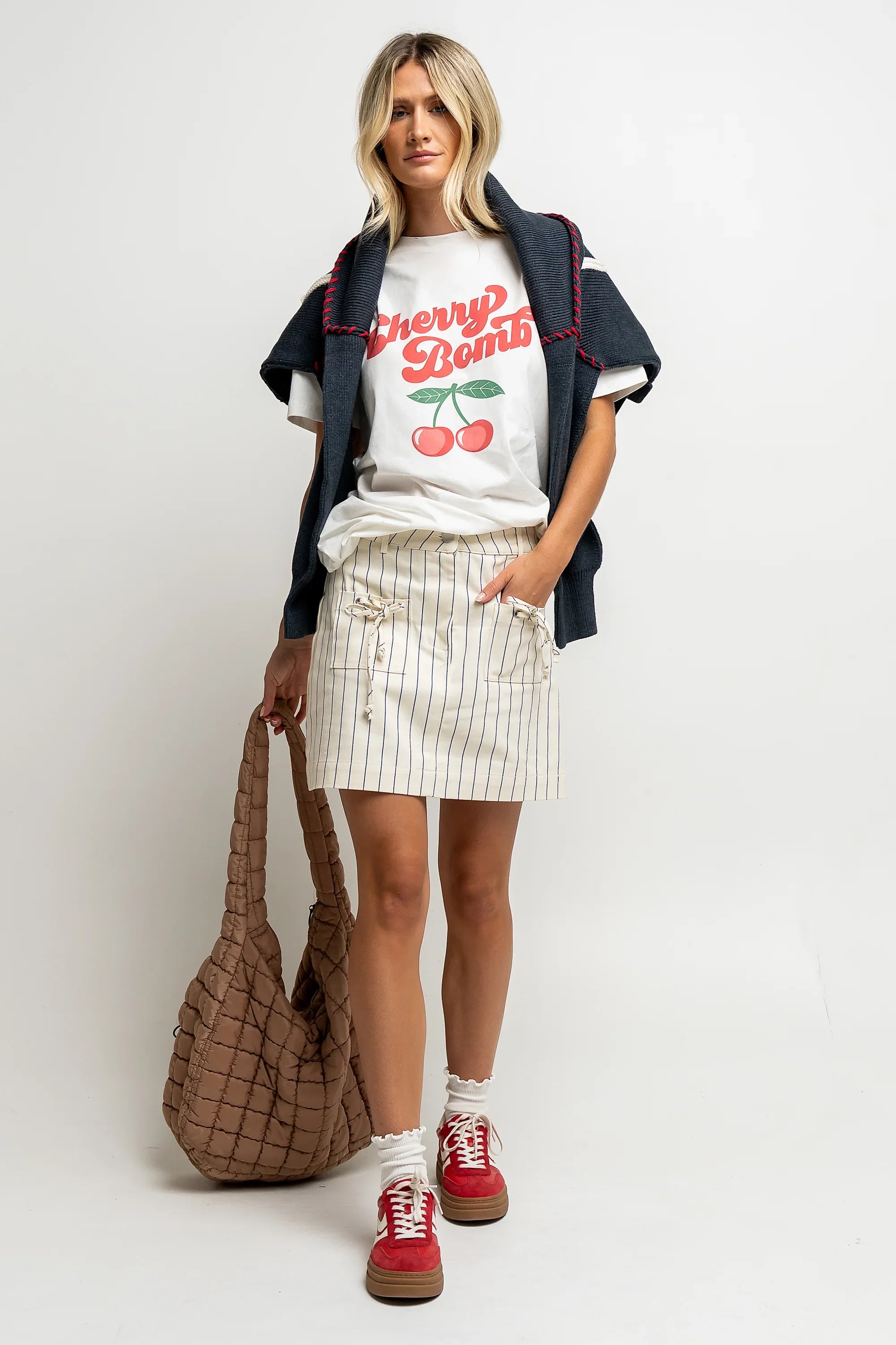 Baylor Striped Mini Skirt FINAL SALE