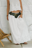 Chloe Embroidered Maxi Skirt