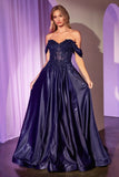 Bronwyn Gown A Line Dress With Removable Straps