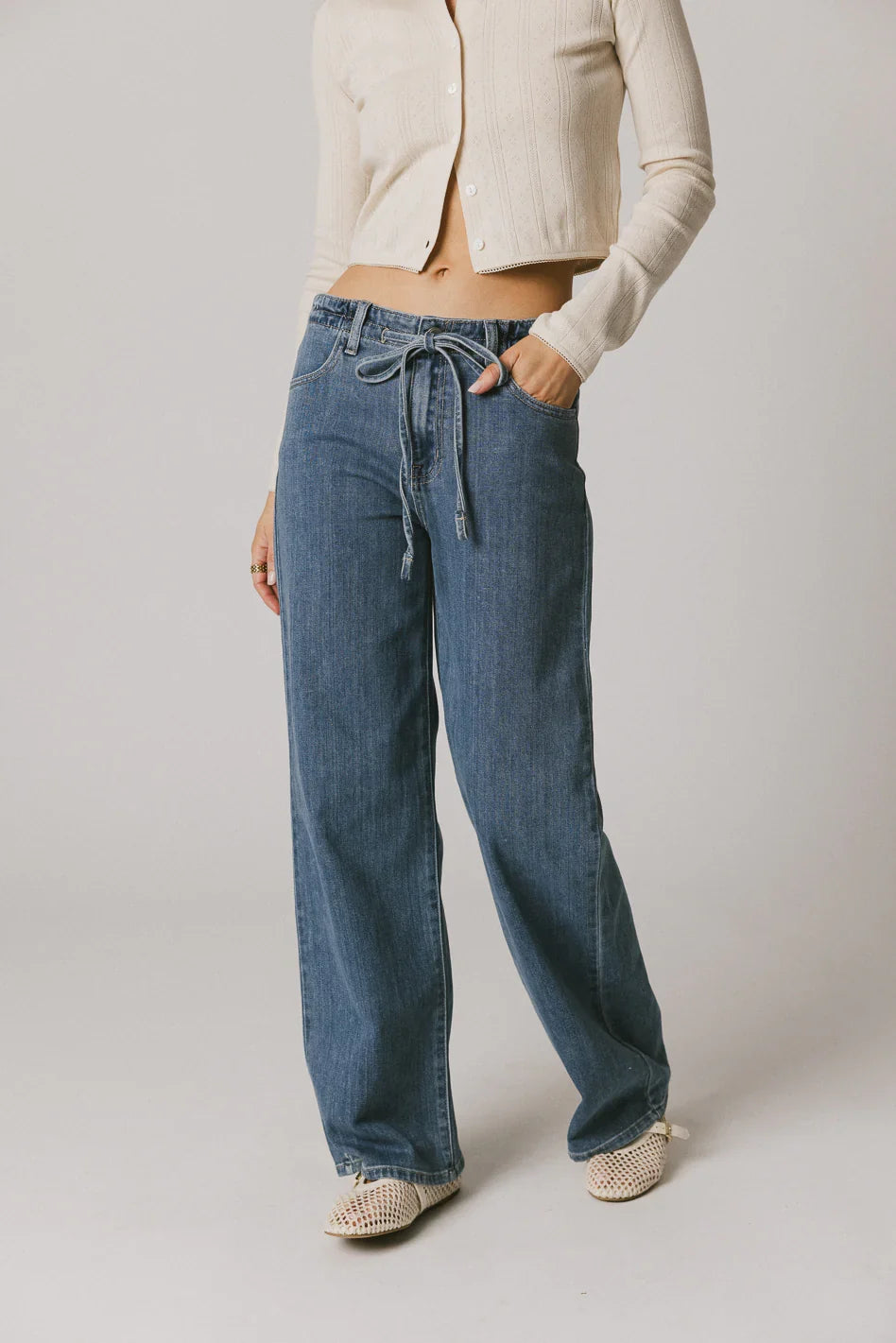 Enzo Wide Leg Jeans FINAL SALE
