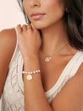 Sand Dollar Adjustable Bracelet