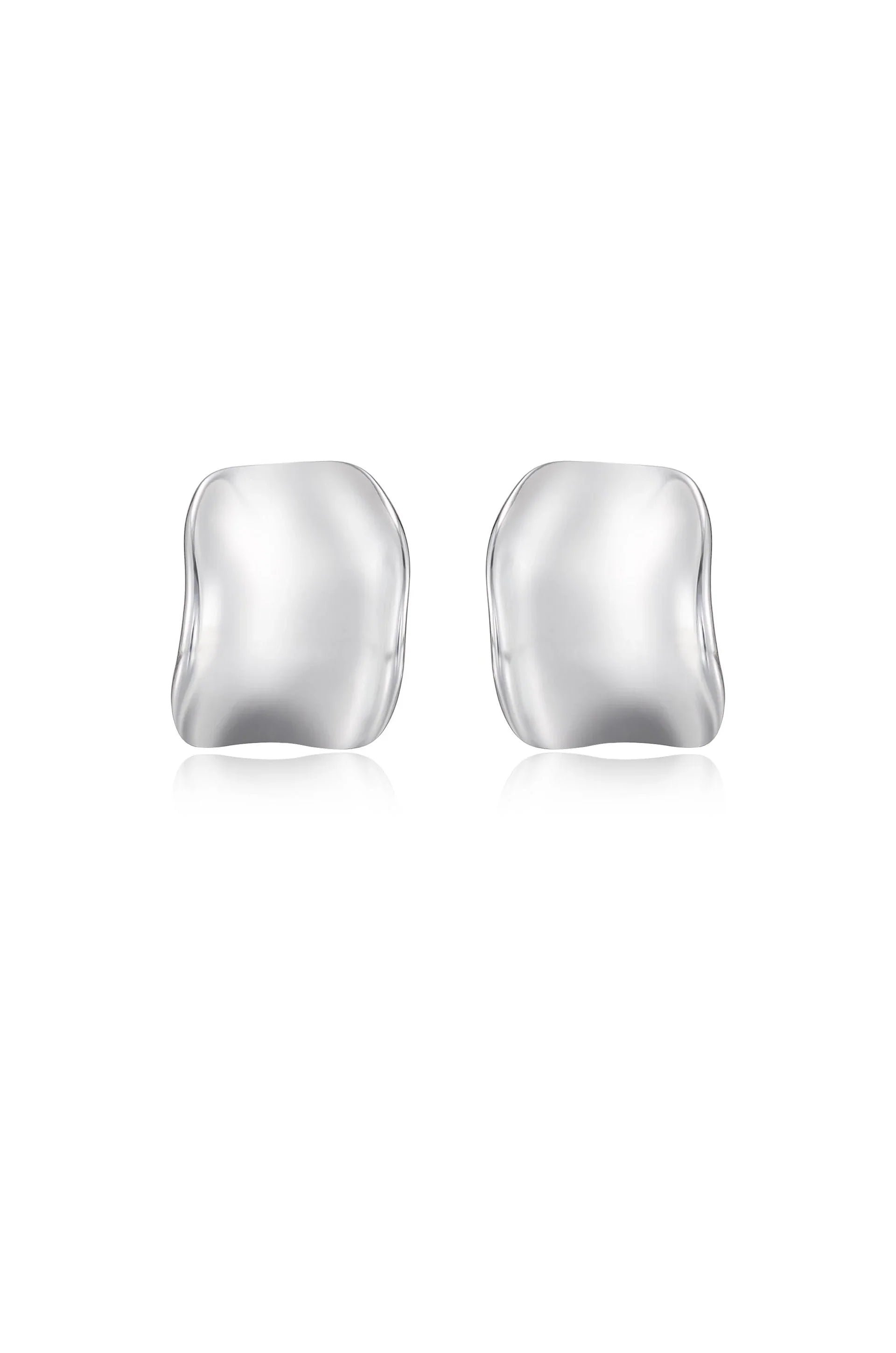 Curved Stud Earrings